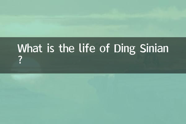 Qual è la vita di Ding Sinian?