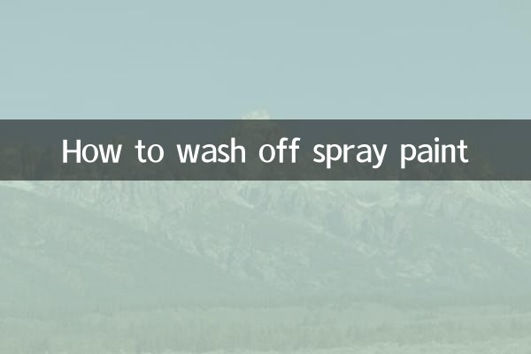 স্প্রে পেইন্ট কীভাবে ধুয়ে ফেলবেন