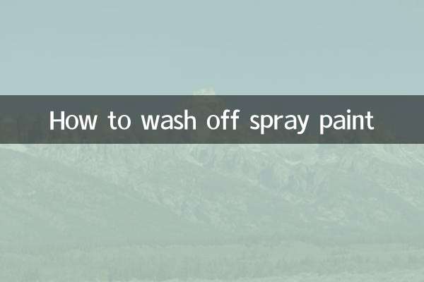 স্প্রে পেইন্ট কীভাবে ধুয়ে ফেলবেন