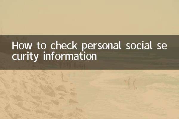 কিভাবে ব্যক্তিগত সামাজিক নিরাপত্তা তথ্য চেক করতে হয়