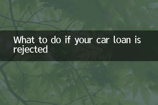 اگر آپ کی کار لون کو مسترد کردیا جائے تو کیا کریں