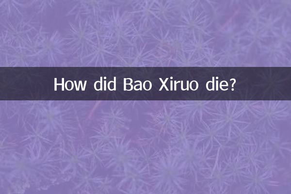 ¿Cómo murió Bao Xiruo?