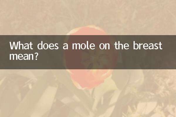 乳房上长痣代表什么