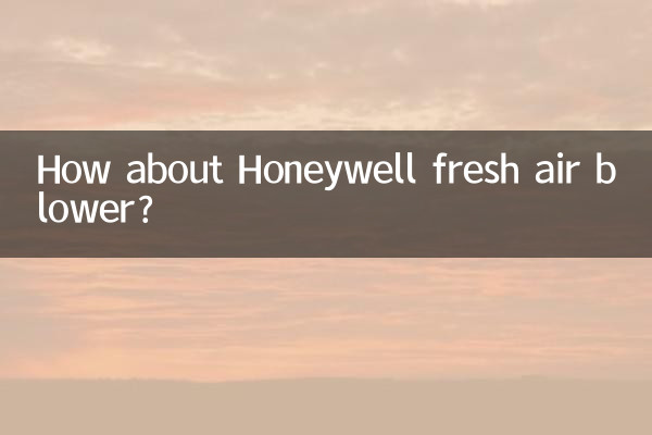 Que tal o soprador de ar fresco Honeywell?