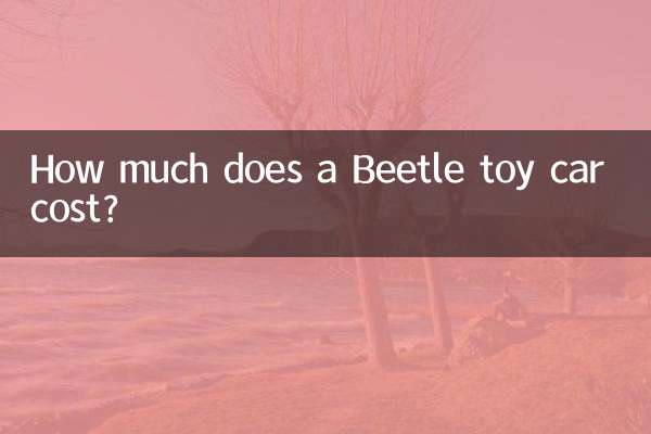 How much does a Beetle toy car cost?