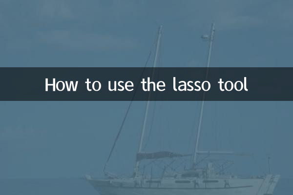 So verwenden Sie das Lasso-Werkzeug