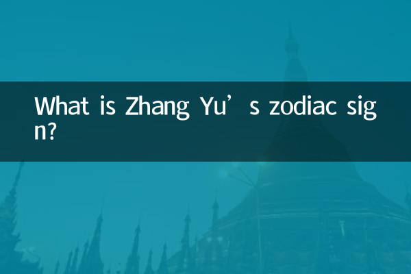 Qual é o signo do zodíaco de Zhang Yu?
