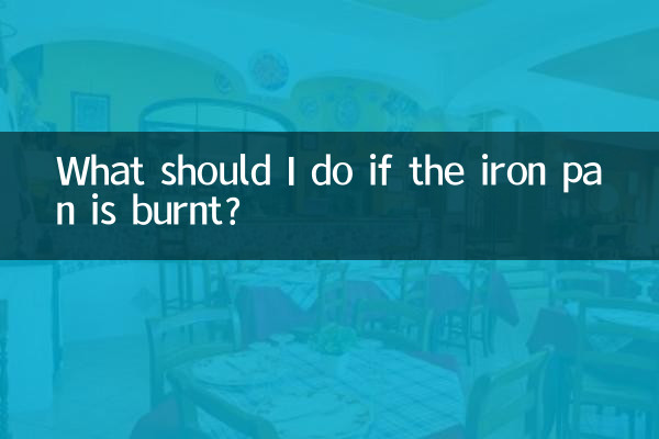 铁锅烧焦了怎么办