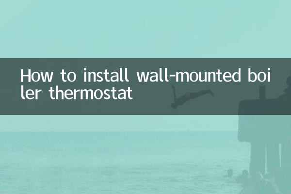 How to install wall-mounted boiler thermostat