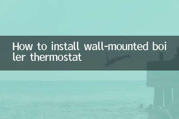 How to install wall-mounted boiler thermostat