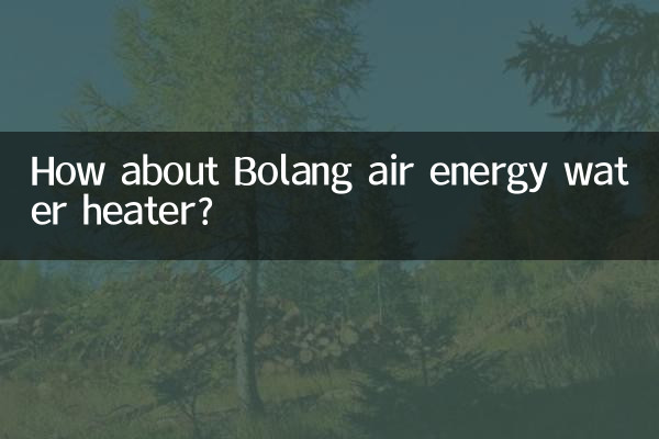 Как насчет водонагревателя Bolang Air Energy?