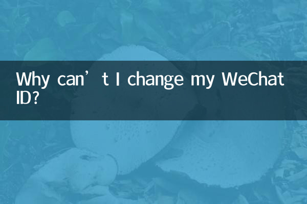 Why can’t I change my WeChat ID?