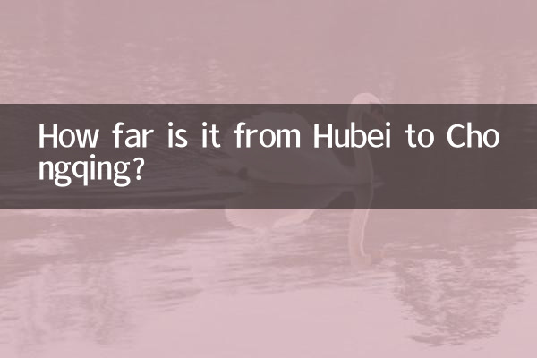 Wie weit ist es von Hubei nach Chongqing?