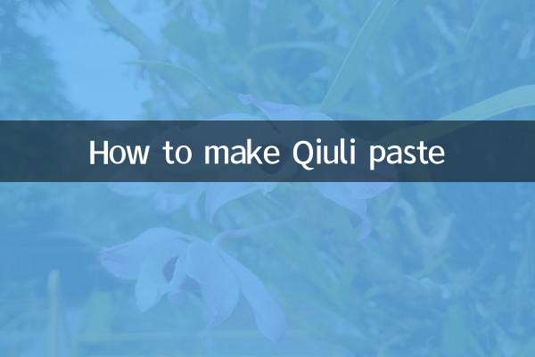 क्यूली पेस्ट कैसे बनाये