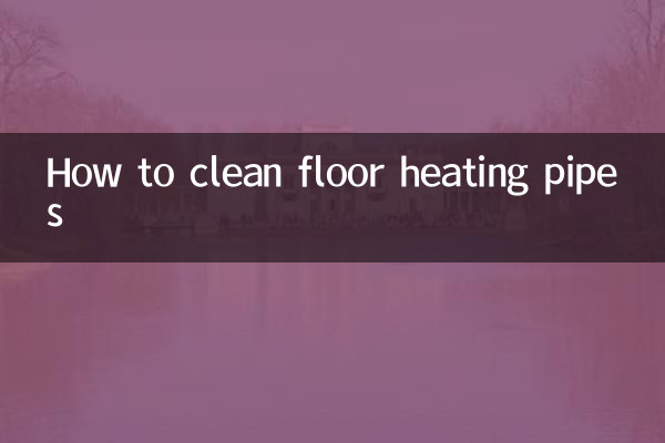 Cómo limpiar las tuberías de calefacción por suelo radiante