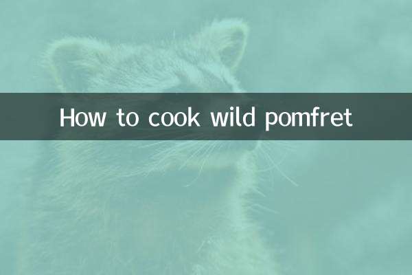 How to cook wild pomfret