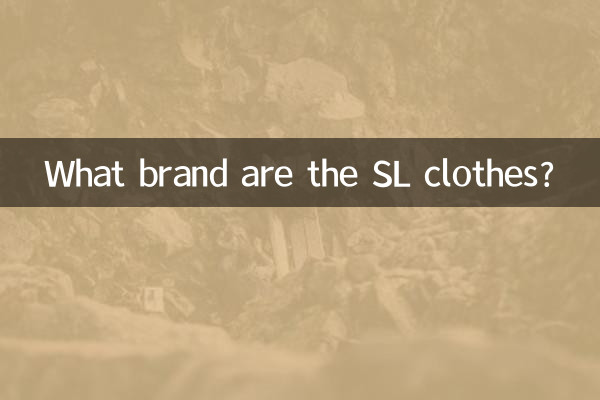 SLの服はどこのブランドですか？