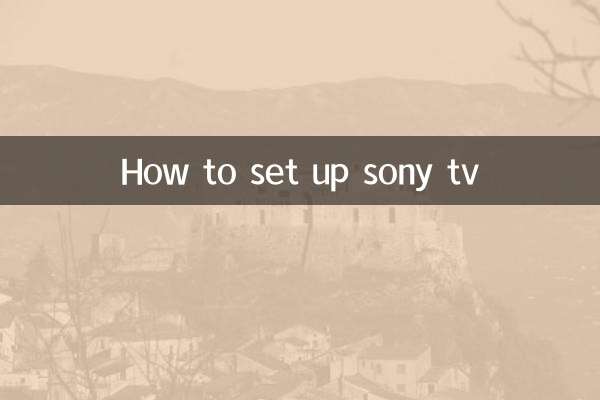 Cómo configurar un televisor sony
