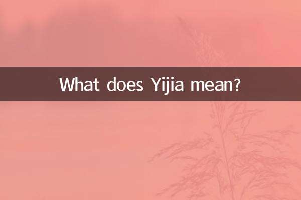 यिजिया का मतलब क्या है?