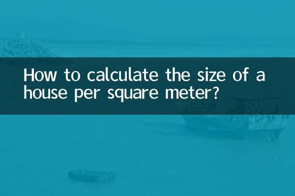 ¿Cómo calcular el tamaño de una casa por metro cuadrado?