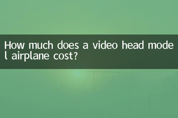 How much does a video head model airplane cost?