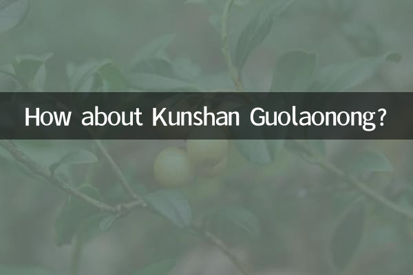 ¿Qué tal Kunshan Guolaonong?