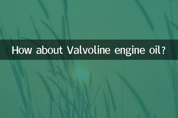 Que tal óleo de motor Valvoline?