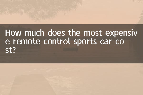 最贵的摇控跑车多少钱