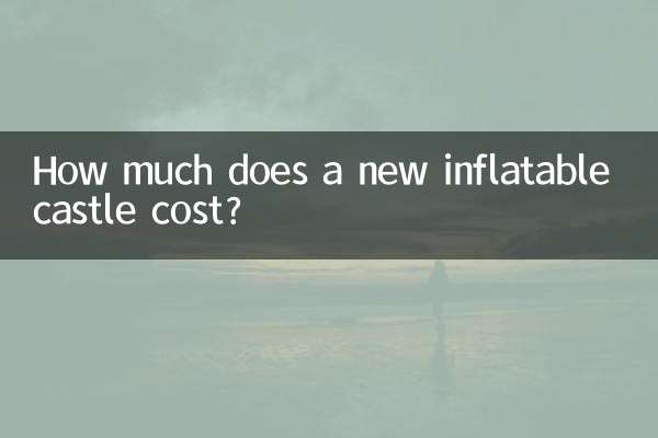 Wie viel kostet ein neues aufblasbares Schloss?