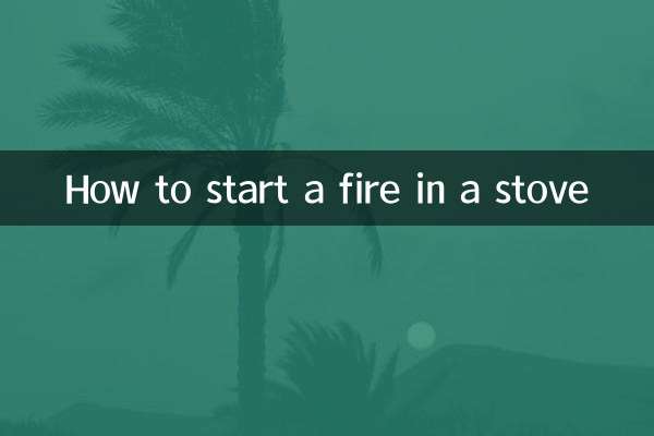 So entfachen Sie ein Feuer in einem Ofen