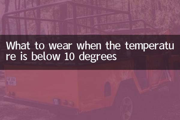 जब तापमान 10 डिग्री से कम हो तो क्या पहनें?