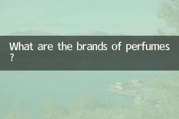 Quali sono le marche di profumi?