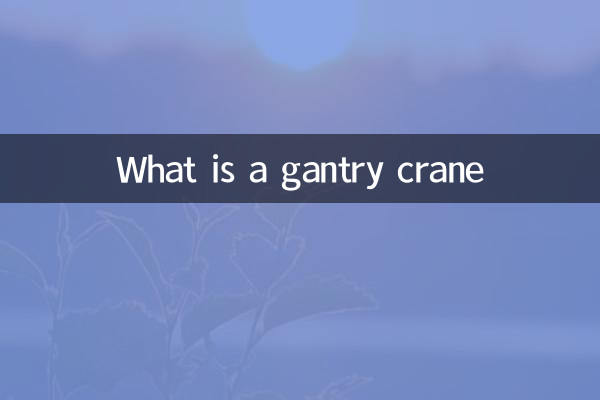 What is a gantry crane