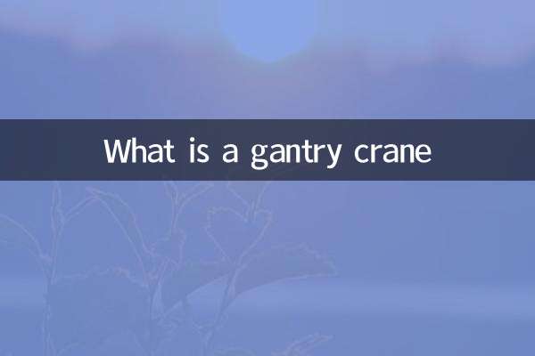 What is a gantry crane