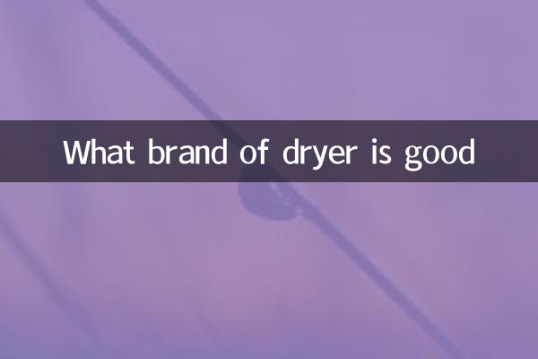 What brand of dryer is good