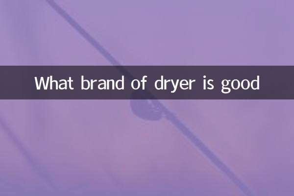 What brand of dryer is good