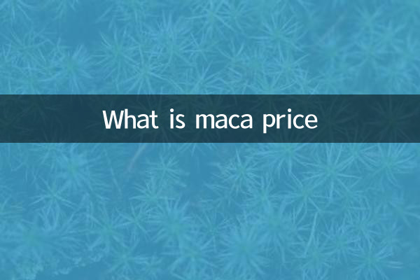 Was ist Maca -Preis