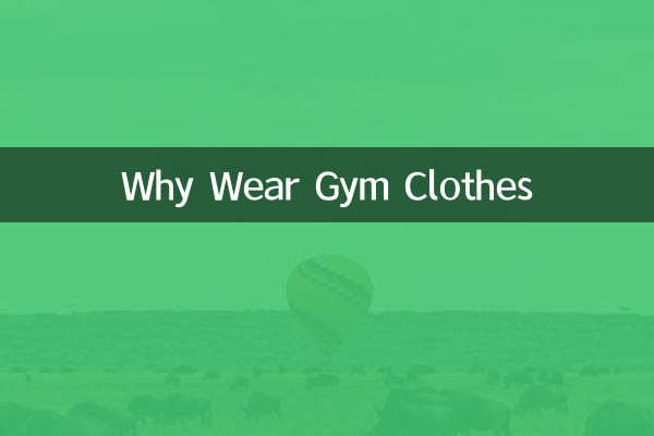 Why Wear Gym Clothes