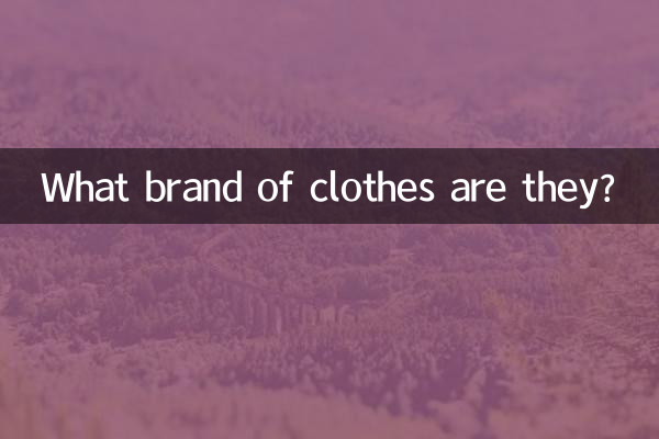 What brand of clothes are they?