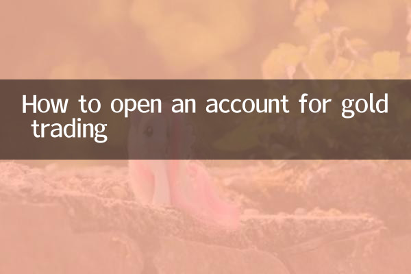 Come aprire un conto per il trading dell'oro