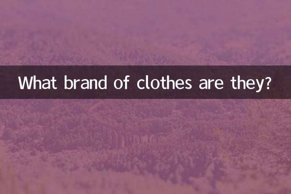 What brand of clothes are they?
