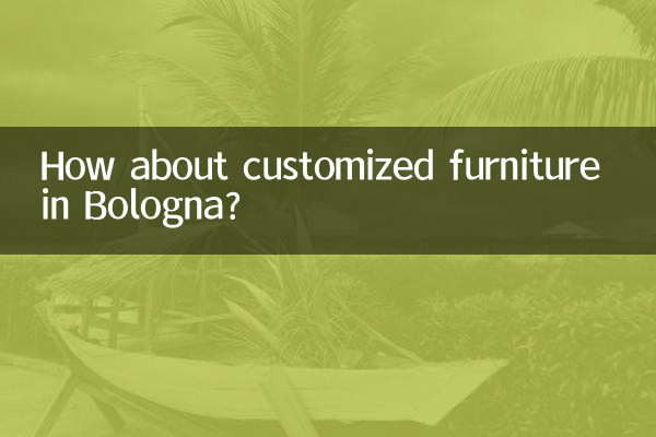 How about customized furniture in Bologna?