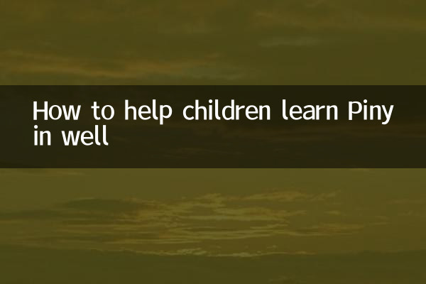 How to help children learn Pinyin well