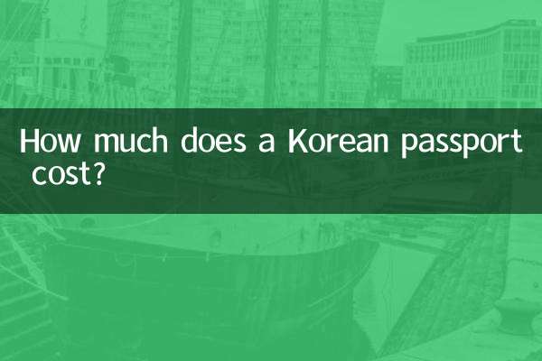 韓國護照多少錢