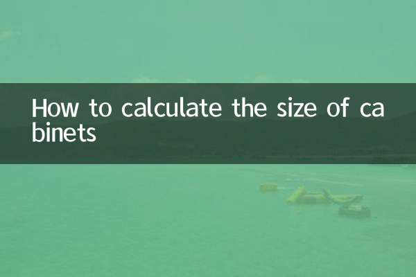 Como calcular o tamanho dos armários
