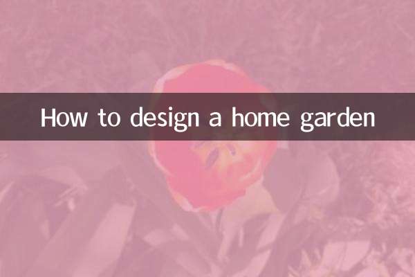 Cómo diseñar un jardín en casa