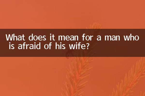 ¿Qué significa para un hombre tener miedo de su esposa?