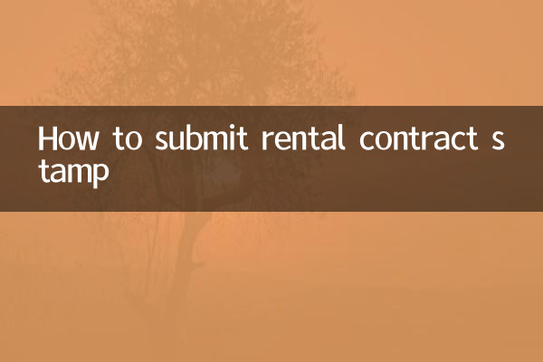 So reichen Sie den Mietvertragsstempel ein