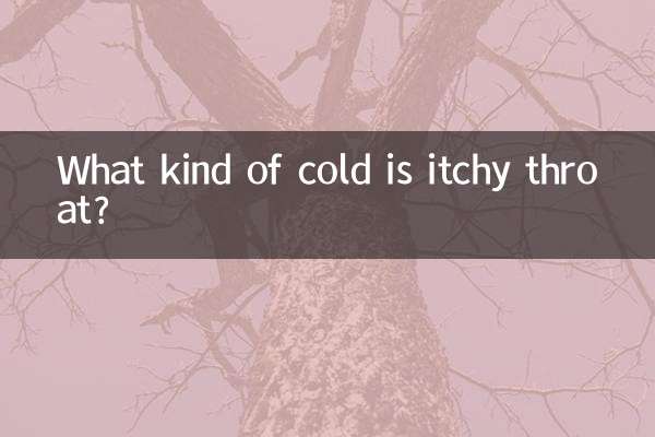 喉がかゆいのはどんな風邪？