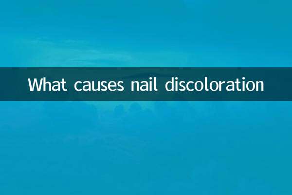 Что вызывает изменение цвета ногтей